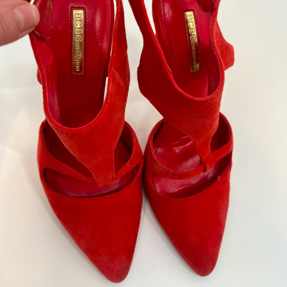 Bcbg generation red high heels